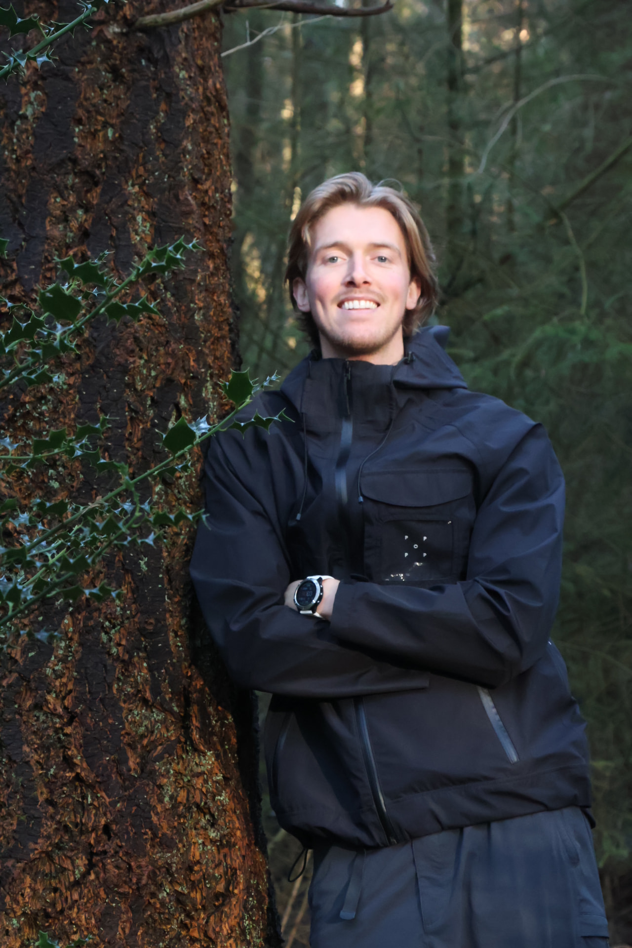 Portrait of Tommy Moor in a forest